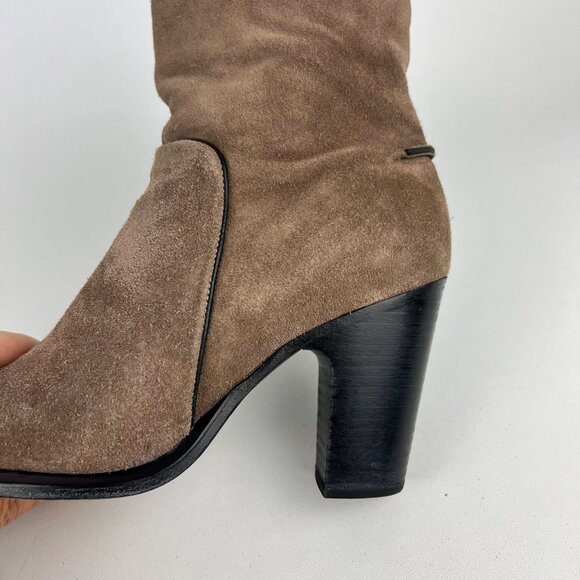 rag & bone Womens Grayson Brown Suede Ankle Boot Block Heel size 39.5 US 9.5 - Picture 11 of 16